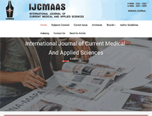 Tablet Screenshot of ijcmaas.com